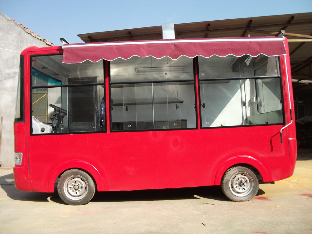 電動四輪餐車c型 移動餐車 早餐車餐車