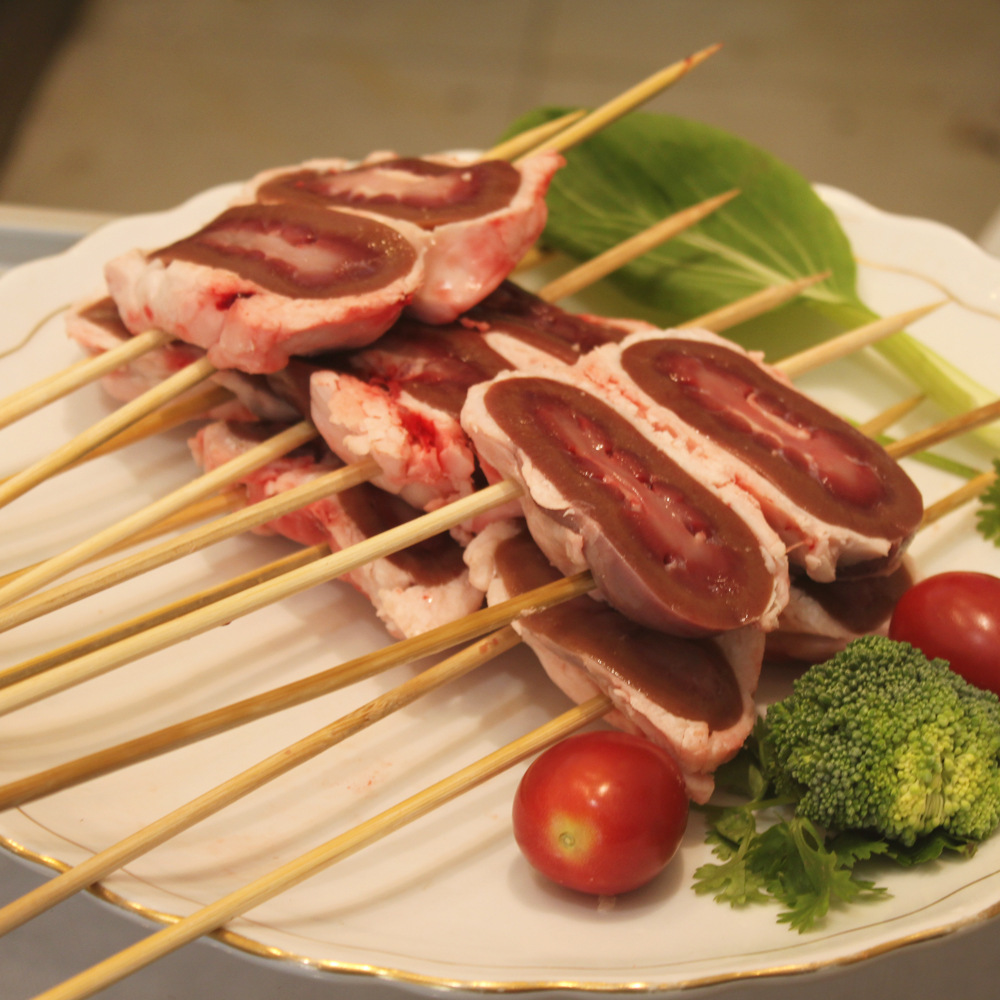 【生鮮羊腰串】內蒙古新鮮羊腰子串1000g 燒烤食材大腰子