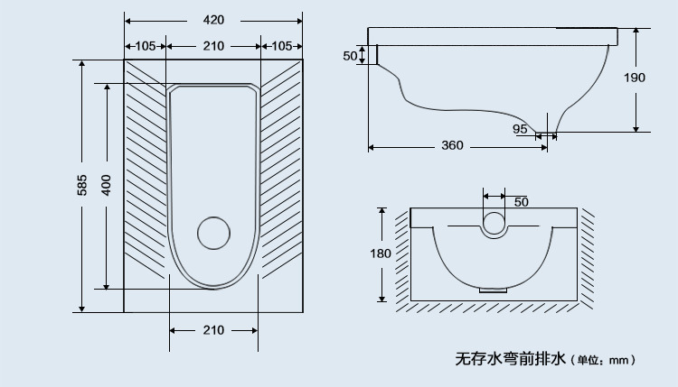 公厕蹲位标准尺寸图片