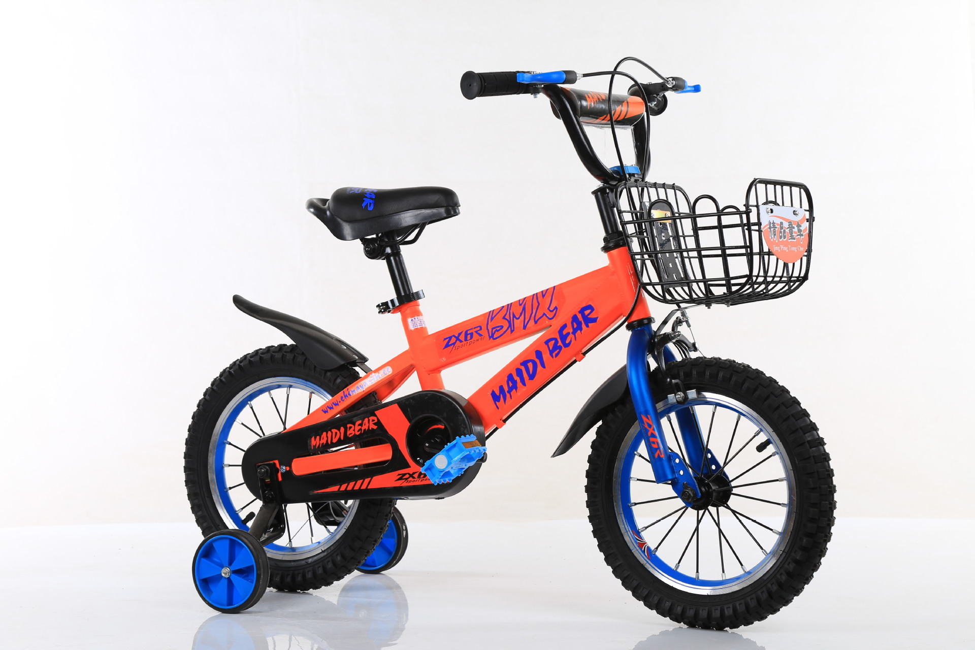 厂家直销新款金刚儿童自行车12寸14寸16寸批发高档运动山地款童车