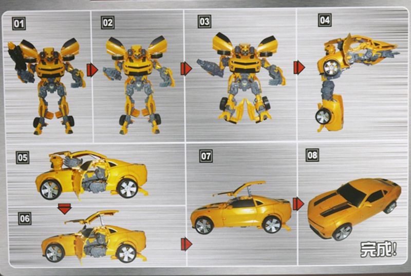 大黄蜂玩具变形车图解图片