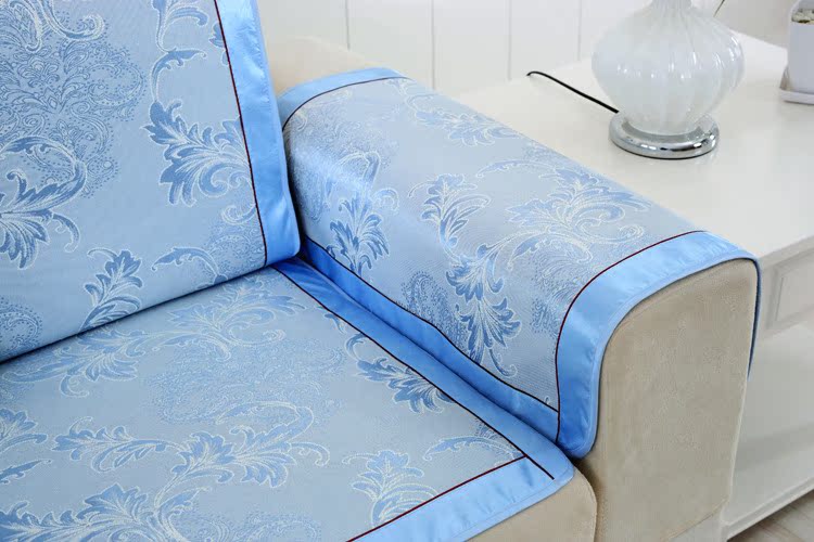 原产厂家 夏季冰丝沙发垫凉席沙发坐垫凉垫 欧式藤席防滑坐垫批发