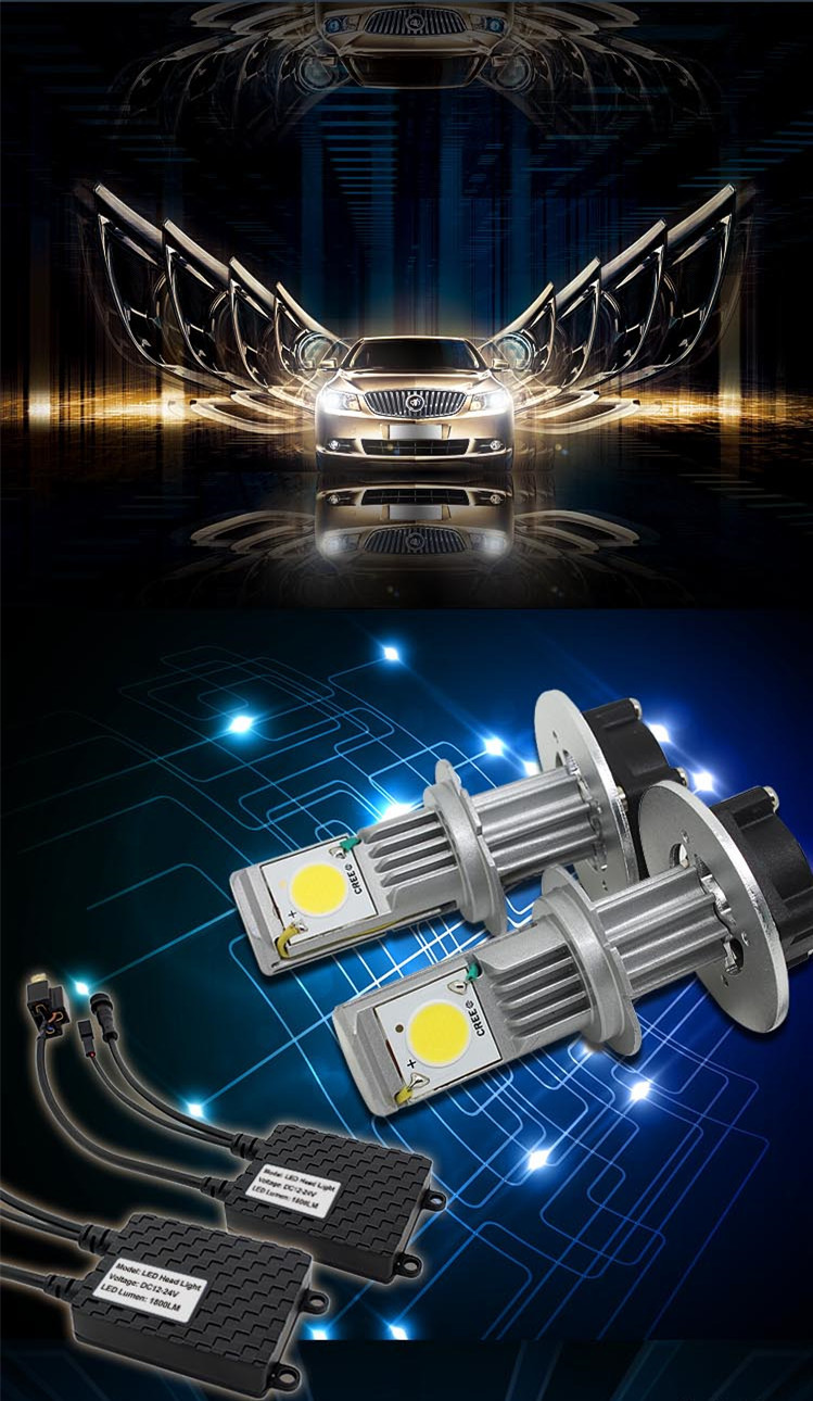 新款汽車led車大燈 h4 大功率led車燈 改裝專用大燈 led貨車大燈