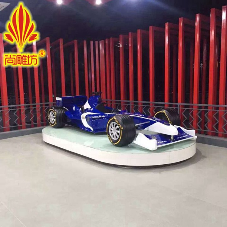 大型玻璃钢雕塑模型摆件 一比一仿真fi赛车雕塑 楼盘车展活动设备