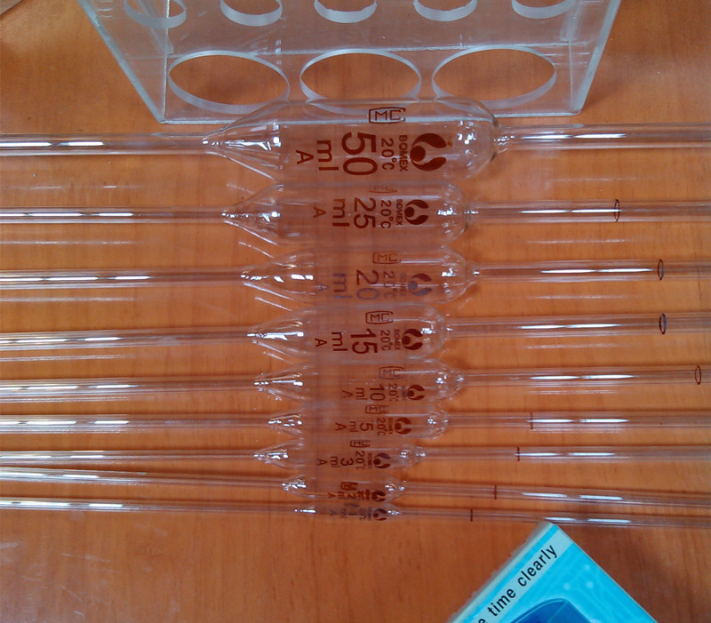 胖肚吸管25ml 移液管a级 单标线移液管 单标刻度大肚吸管 单标管