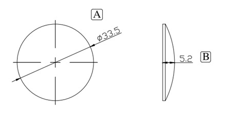 光學鏡片_廠家現貨供應 33.5mm3d光學鏡片 亞克力雙凸透鏡 3d - 阿里