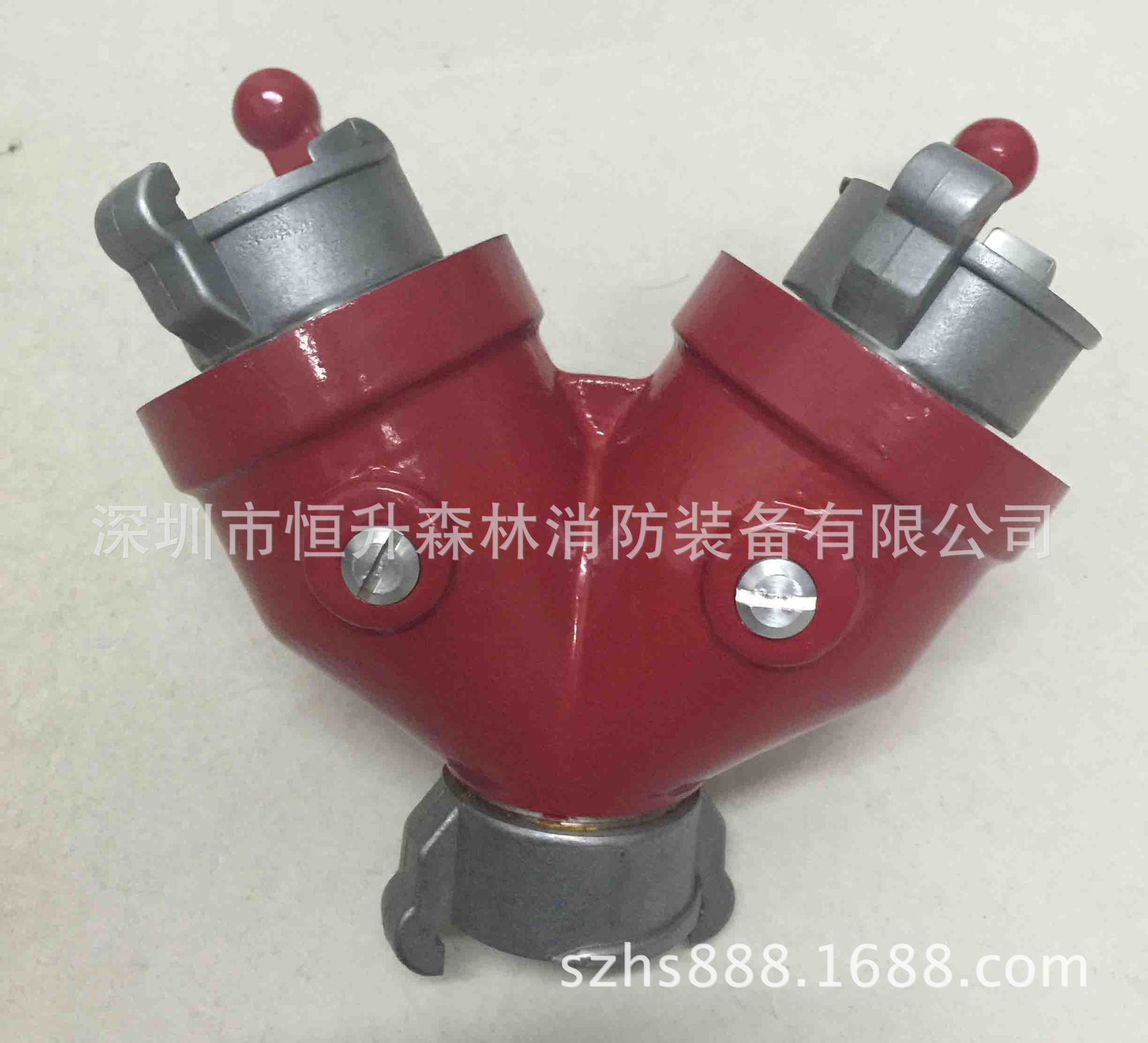 三通带开关 森林消防带开关分水器 森林消防器材