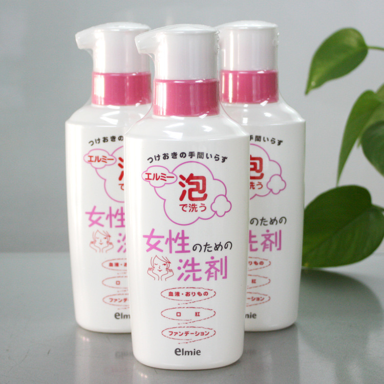 elmie女士专用洗内衣内裤液杀菌洗衣液去血渍洗涤剂日本包邮200ml
