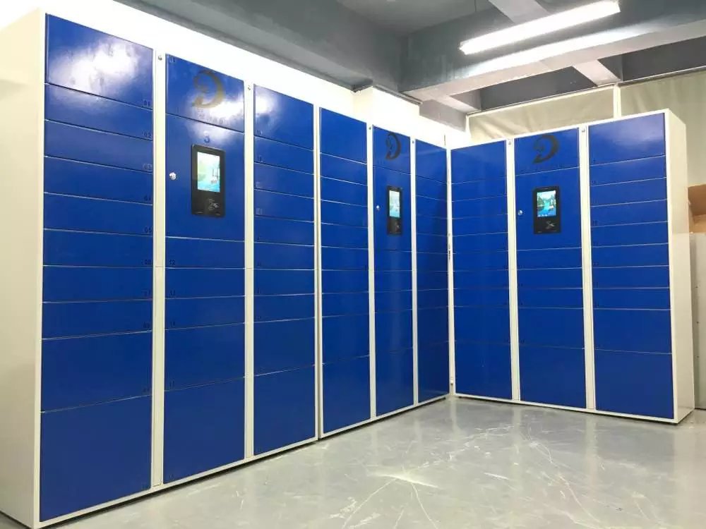 深圳智能储物柜生产厂家供应智能简易快递柜物流中心自助存包柜