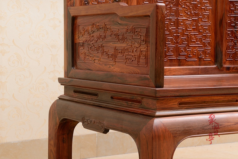 中式古典红木家具交趾黄檀老挝大红酸枝卷书宝座清式沙发