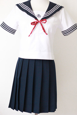 三本刺繡水手服jk制服少女裝夏裝套裝正統學院海軍風日本校服現貨