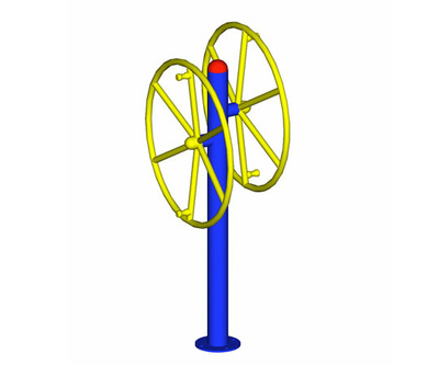 供应厂家直销双人大转轮等各种小区户外健身路径 室外健身器材