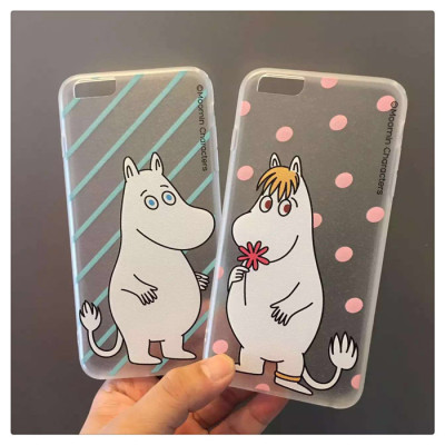 iphone6s手機殼6plus蘋果保護套軟硅膠惡搞5s蠶絲情侶姆明moomin