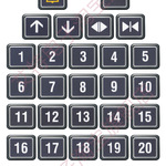日立/永大 font color=red>广日/font>dl-po2方形按键/开孔尺寸41