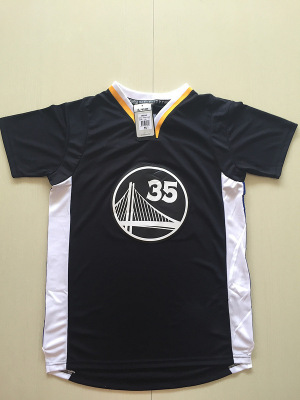 勇士杜蘭特短袖35號球衣籃球服durant 35#basketball jersey