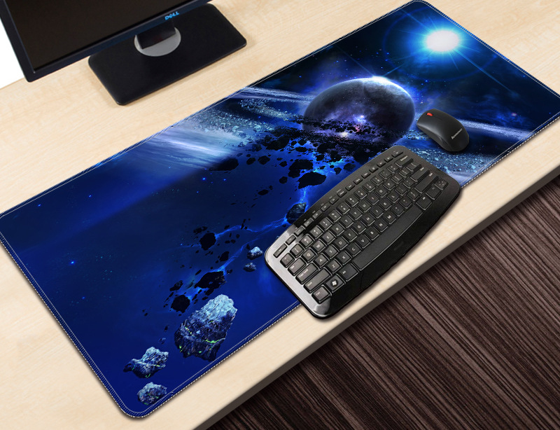 源頭鼠標墊工廠家mouse pad 3d圖案超大加厚定製網咖鎖邊遊戲直銷