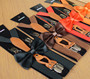 Adult 4-clip suspender bow tie suit multi-color optional unisex strap clip