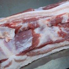 黑猪五花肉浦北正宗农家猪散养现杀新鲜越州黑猪肉五花肉500g
