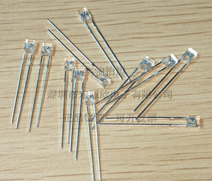 全新發光二極管led燈珠 尺寸2x3x4mm 白髮橙色 長腳