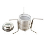 Factory direct outdoor stainless steel alcohol stove portable liquid gas appliance camping picnic hot pot cookware