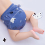 Infant Study Pants Breathable Training Pants Baby Diaper Pocket Six-layer Toilet Diaper Pants Crotch Waterproof Diaper Pants