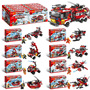 Hot Sale Compatible Lego Assembled Blocks China 8-in -1 Fire Brigade Small Particles Children's Educational Stall Toys and Gifts