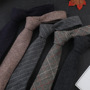 Men's Wool Tie 7cm Business Dress Workplace Casual British Style New Men's Tie Suit for Wholesale
