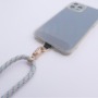 New 6mm adjustable metal rotating buckle mobile phone rope neck hanging diagonal back rope double adjustment head with clip