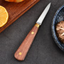 Thickened cut-proof stainless steel oyster knife pear wooden handle oyster knife oyster knife scallop knife shell knife