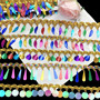 New in stock Colorful Sequins Leaves Lace DIY Stage Performance Clothing Waist Chain Accessories Garment Accessories Lace
