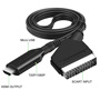 2022 new style SCART to HDMI line length 1 meter directly connected to convenient conversion line