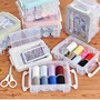 Needle box Taobao spell a lot of shaking sound explosions Nordic wind double sewing box YJ3016 sewing box suit