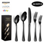 Cross-border Amazon 1010 stainless steel tableware 5 components 20/30 piece set Western steak knife fork spoon suit