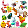 Children's Plastic Jumping Coil Toy Frog Winding Chick Small Animal Stall Ring Two-dollar Shop Wholesale Toys