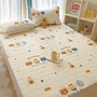 Ice Silk Latex Mat Three-piece Set Summer Children's Washable Student Dormitory Bed Single Air Conditioning Mat Machine Washable