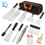 Amazon Camping BBQ Outdoor Barbecue suit Stainless Steel Grill Shovel Barbecue Cooking Shovel Combination suit