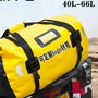 Quick-release strap top bag yellow night reflective horizontal bag outdoor camping riding pack waterproof motorcycle tail bag