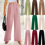 Cross-border Europe and America Amazon Spring New Women's Work Commuter Business Temperament Loose Casual Dress Pants