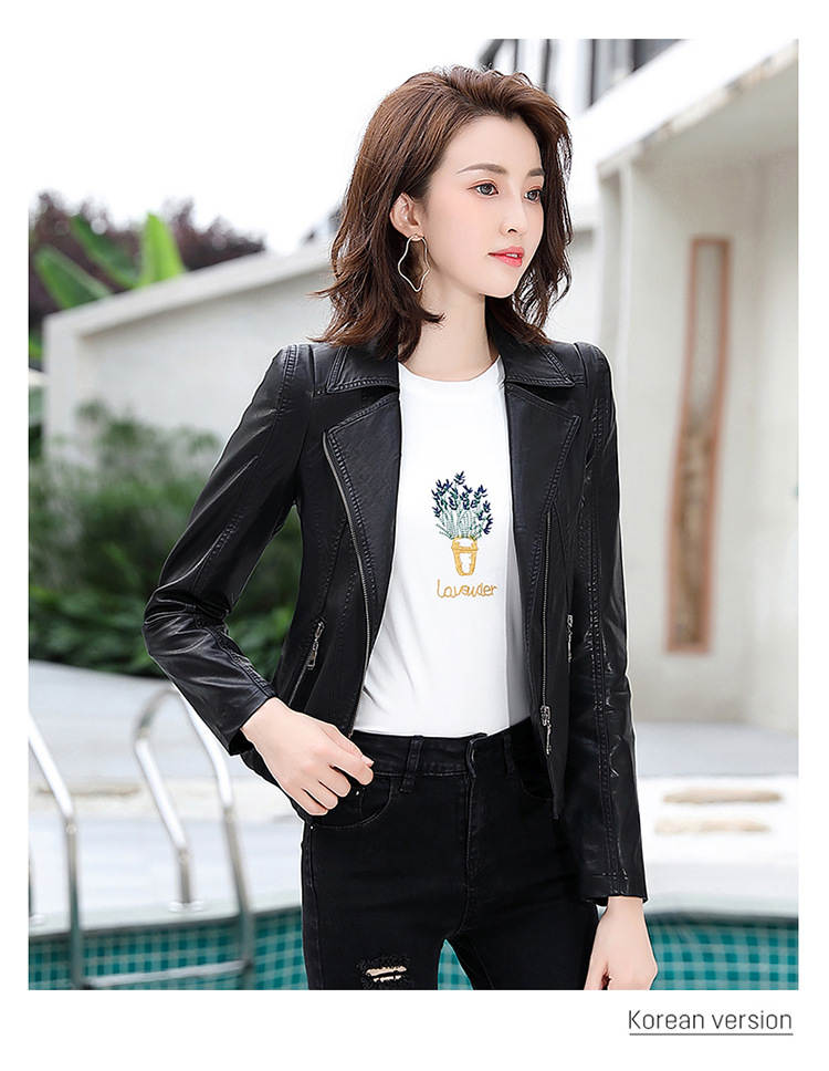 E9680 2390K Áo Da Nữ Xiaenha Vest Mùa Xuân Thu Đông Thời Trang Nữ G05 Sản Phẩm Mới