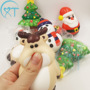 Cross-border Explosions Santa Claus Pu Slow Rebound Doll Foaming Ball Christmas Toy Snowman Elk Decompression Toy