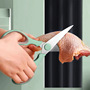 Junsu Household Kitchen Scissors Multifunctional Stainless Steel Strong Chicken Bone Scissors Duck Fish Chicken Bone Scissors Food Barbecue Scissors