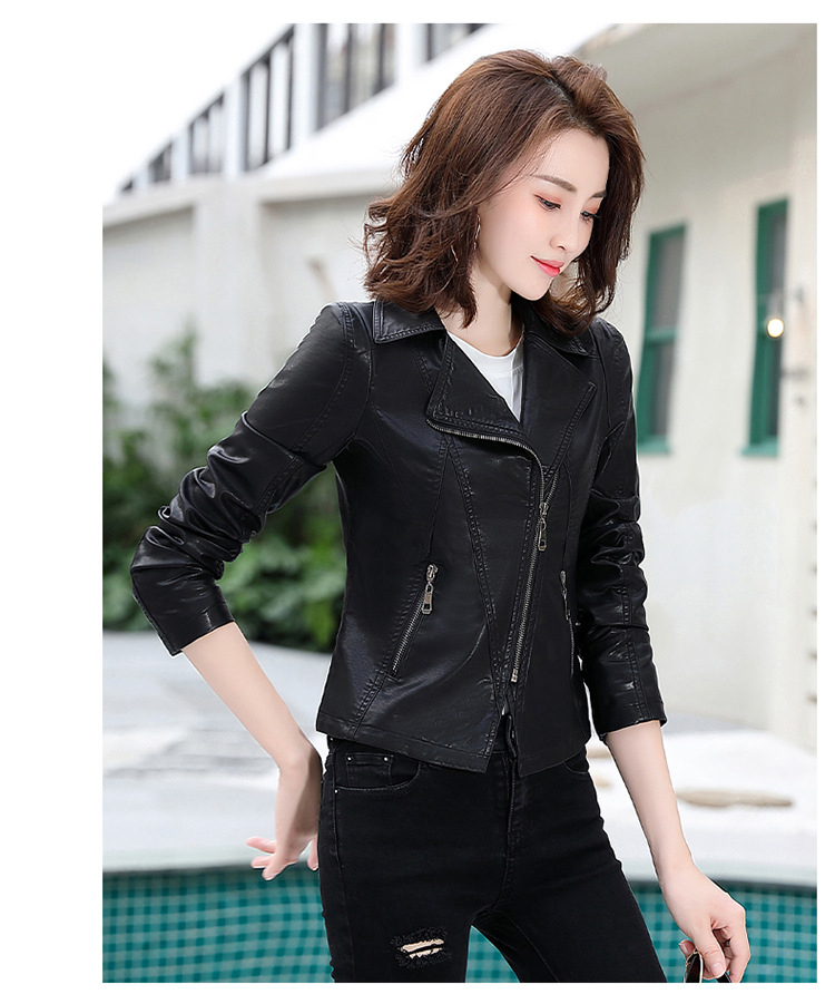 E9680 2390K Áo Da Nữ Xiaenha Vest Mùa Xuân Thu Đông Thời Trang Nữ G05 Sản Phẩm Mới