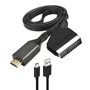 scart auf hdmi game converter hdmi to scart cable audio converter hd blu-ray