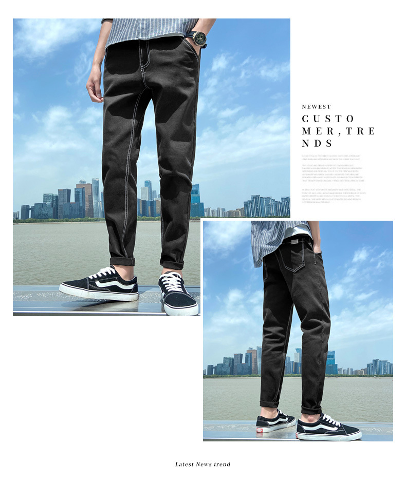 A8194 590K QUẦN NAM WESENIN DÁNG ÔM BODY GỢI CẢM SEXY MÙA XUÂN THU ĐÔNG PHONG CÁCH HÀN QUỐC THỜI TRANG NAM JEAN BÒ G01 SẢN PHẨM MỚI
