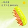 New cross-border mango pet comb cat and dog electric spray brush massage comb one-button spray anti-fly hair massage wash