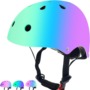 Color Gradient Adjustable Helmet Young Children Teenage Boys Girls Skateboard Bicycle Helmet Japan SG Manufacturers