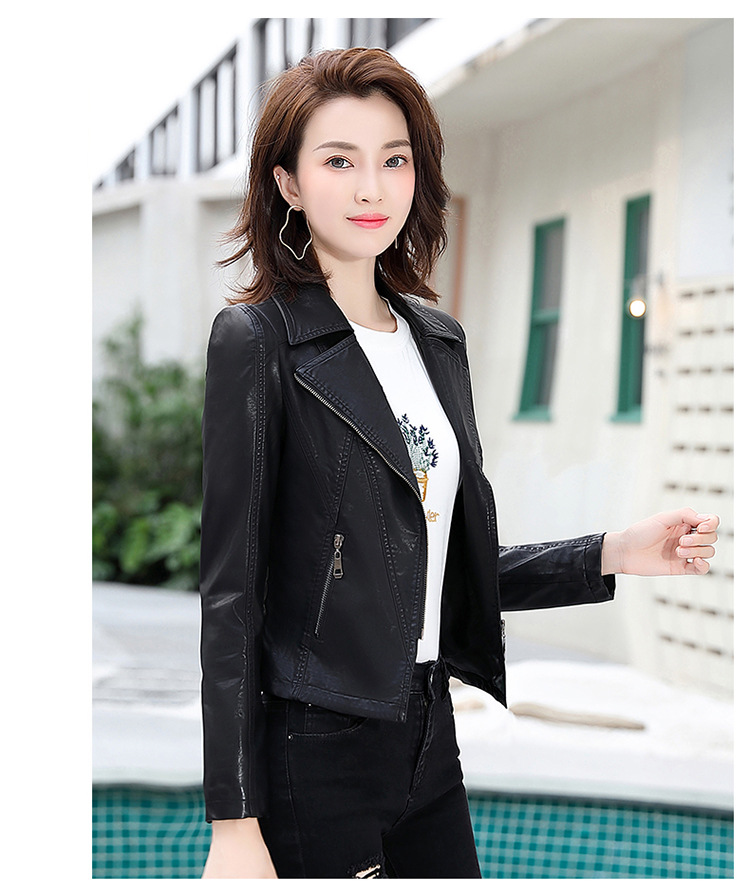 E9680 2390K Áo Da Nữ Xiaenha Vest Mùa Xuân Thu Đông Thời Trang Nữ G05 Sản Phẩm Mới