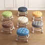Pulley Children's Low Stool Household Modern Simple Mobile Round Stool with Wheeled Baby Rotary Low Stool Wholesale