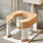 Toilet Chair for the Elderly Household Solid Toilet Stool for Maternal Special Squatting Pit General-purpose Squatting Toilet