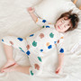 Summer New Children's Breathing Cotton suit Class A Pure Cotton Home Clothes Men's Cute Breathable Girls Seven-Sleeve Pajamas